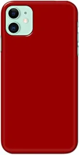 جراب خلفي متين بلون أحمر خالص من خاليس لهاتف Apple iPhone 11 - K208228