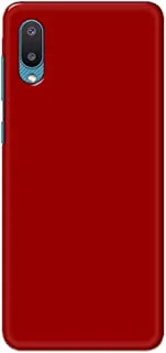 جراب خلفي متين بلون أحمر خالص من خاليس لهاتف Samsung Galaxy A02 - K208228