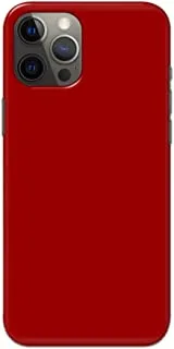 جراب خلفي بلون أحمر غير لامع من خاليس لهاتف Apple iPhone 12 Pro Max - K208228