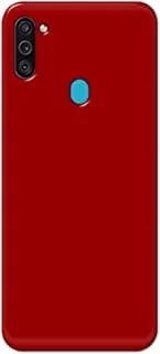 جراب خلفي متين بلون أحمر خالص من خاليس لهاتف Samsung Galaxy M11 - K208228