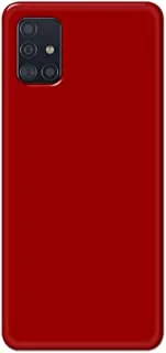 جراب خلفي متين بلون أحمر خالص من خاليس لهاتف Samsung Galaxy M31s - K208228