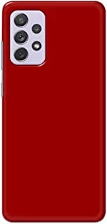جراب خلفي متين بلون أحمر خالص من خاليس لهاتف Samsung Galaxy A72 - K208228