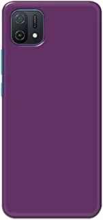 Khaalis Solid Color Purple matte finish shell case back cover for Oppo A16k - K208237