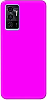 Khaalis Solid Color Pink matte finish shell case back cover for Vivo V23e - K208238