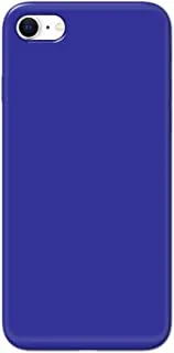 جراب خلفي بلون أزرق غير لامع من Khaalis لهاتف Apple iPhone SE (2020) - K208246