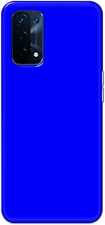 Khaalis Solid Color Blue matte finish shell case back cover for Oppo A74 5G - K208245