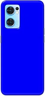 Khaalis Solid Color Blue matte finish shell case back cover for Oppo Reno 7 - K208245