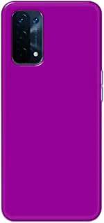 Khaalis Solid Color Purple matte finish shell case back cover for Oppo A74 5G - K208240