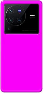 Khaalis Solid Color Pink matte finish shell case back cover for Vivo X80 Pro 5G - K208238