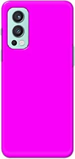 Khaalis Solid Color Pink matte finish shell case back cover for OnePlus Nord 2 5G - K208238