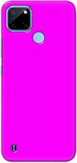 Khaalis Solid Color Pink matte finish shell case back cover for Realme C21Y - K208238