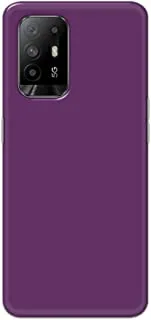 Khaalis Solid Color Purple matte finish shell case back cover for Oppo A93 - K208237