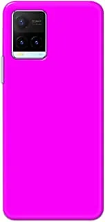 Khaalis Solid Color Pink matte finish shell case back cover for Vivo Y21T - K208238