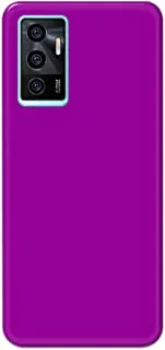 Khaalis Solid Color Purple matte finish shell case back cover for Vivo V23e - K208240