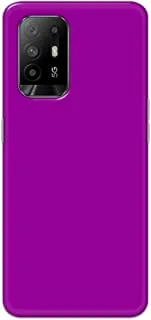 Khaalis Solid Color Purple matte finish shell case back cover for Oppo A93 - K208240