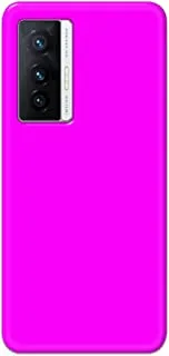 Khaalis Solid Color Pink matte finish shell case back cover for Vivo X70 - K208238