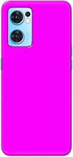 Khaalis Solid Color Pink matte finish shell case back cover for Oppo Reno 7 - K208238