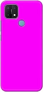 Khaalis Solid Color Pink matte finish shell case back cover for Oppo A15 - K208238