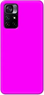 Khaalis Solid Color Pink matte finish shell case back cover for Xiaomi Poco M4 Pro 5G - K208238