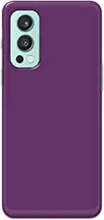 Khaalis Solid Color Purple matte finish shell case back cover for OnePlus Nord 2 5G - K208237