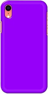 Khaalis Solid Color Purple matte finish shell case back cover for Apple iPhone XR - K208241