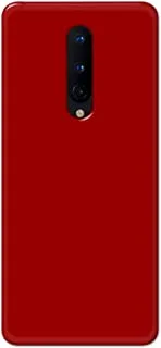 جراب خلفي بلون أحمر غير لامع من Khaalis لهاتف OnePlus 8 - K208228