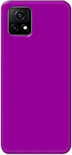Khaalis Solid Color Purple matte finish shell case back cover for Vivo Y72 5G - K208240