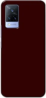 Khaalis Solid Color Red matte finish shell case back cover for Vivo V21 - K208229