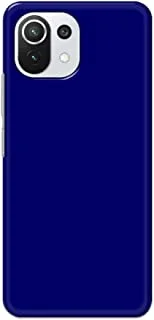 جراب خلفي مطفأ اللمعة باللون الأزرق السادة من خاليس لهاتف Xiaomi Mi 11 Lite NE 5G - K208248