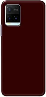 Khaalis Solid Color Red matte finish shell case back cover for Vivo Y21T - K208229