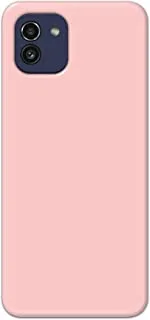 Khaalis Solid Color Pink matte finish shell case back cover for Samsung A03 - K208225