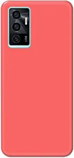 Khaalis Solid Color Pink matte finish shell case back cover for Vivo V23e - K208226