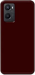 Khaalis Solid Color Red matte finish shell case back cover for Oppo A96 - K208229