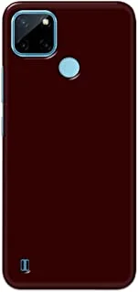 Khaalis Solid Color Red matte finish shell case back cover for Realme C21Y - K208229