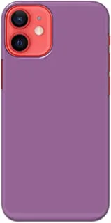 Khaalis Solid Color Purple matte finish shell case back cover for Apple iPhone 12 mini - K208233