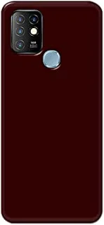 Khaalis Solid Color Red matte finish shell case back cover for Infinix Hot 10 - K208229