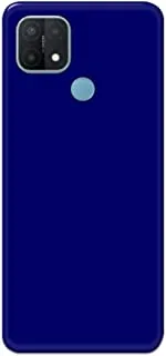 Khaalis Solid Color Blue matte finish shell case back cover for Oppo A15s - K208248