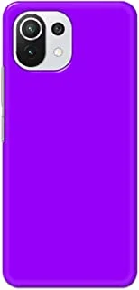 Khaalis Solid Color Purple matte finish shell case back cover for Xiaomi Mi 11 Lite NE 5G - K208241