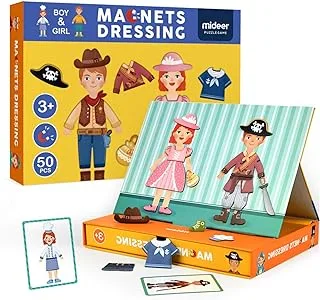 Mideer Magnetic Dress Up and Pretend Play Board Games for Kids