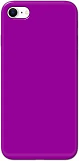 Khaalis Solid Color Purple matte finish shell case back cover for Apple iPhone SE (2020) - K208240