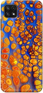 Khaalis Marble Print Multicolor matte finish designer shell case back cover for Samsung A22 5G - K208221