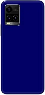 Khaalis Solid Color Blue matte finish shell case back cover for Vivo Y33s - K208248