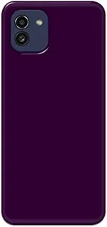 Khaalis Solid Color Purple matte finish shell case back cover for Samsung A03 - K208236