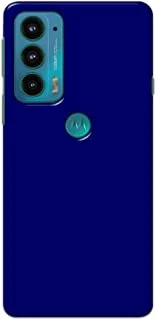 Khaalis Solid Color Blue matte finish shell case back cover for Motorola Edge 20 - K208248