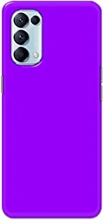 Khaalis Solid Color Purple matte finish shell case back cover for Oppo Reno5 Pro 5G - K208241