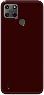 Khaalis Solid Color Red matte finish shell case back cover for Realme C25Y - K208229