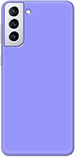 جراب خلفي لهاتف Samsung Galaxy S21 - K208243 بلون أزرق مطفأ اللمعة من خاليس