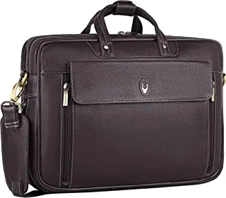 WildHorn Genuine Leather (15.5 inch) Laptop Messenger Bag Dimension : L-15.5 inch W-4 inch H-11.5 inch