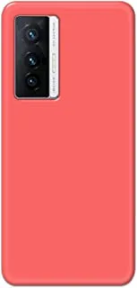 Khaalis Solid Color Pink matte finish shell case back cover for Vivo X70 - K208226