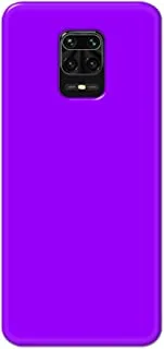 Khaalis Solid Color Purple matte finish shell case back cover for Xiaomi Redmi Note 9 Pro - K208241